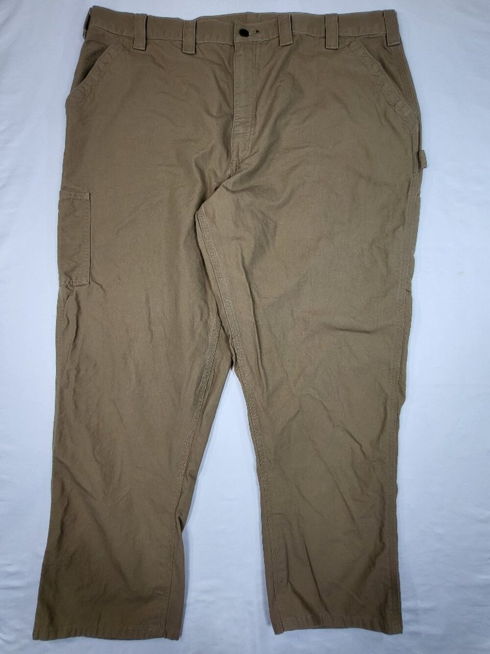 Carhartt B151 DKH Men’s Khaki Loose Fit Canvas Utility Carpenter Pants 46x30